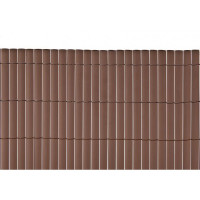 Cañizo PVC caña entera marron 1,5X5 m NOVAGARDEN