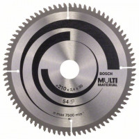 Disco sierra circular multimaterial 210x30x2,5 d80 BOSCH