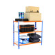 Estanteria maderclick 3/400 1000x900x400 azul/naranja/madera SIMONCLICK