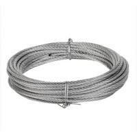 Cable acero inox 7x7+0 Ø4,00mm (rollo  50 mt) 