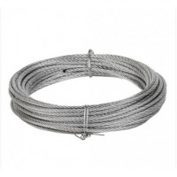 Cable acero inox 7x7+0 Ø3,00mm (rollo  25 mt) 