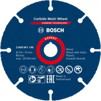Disco de corte Expert Carbida Multi Wheel Ø76x10mm BOSCH