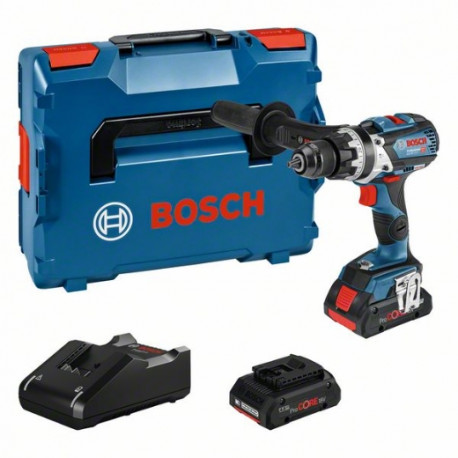 Taladro Atornillador BOSCH GSR 18V-60 C (2 x 5,0 Ah + GAL18V-40 + L-Boxx  136)