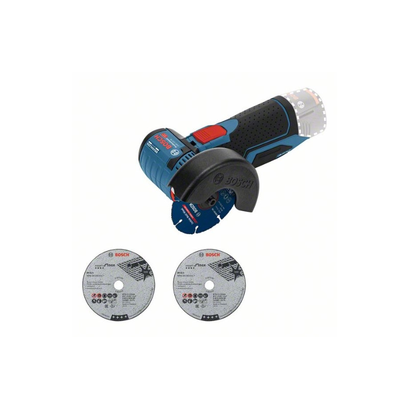 Mini amoladora a batería 18v bosch profesional •