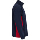 Cazadora Soft shell bicolor 106004-61/12 azul navy/rojo VELILLA