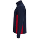 Cazadora Soft shell bicolor 106004-61/12 azul navy/rojo VELILLA