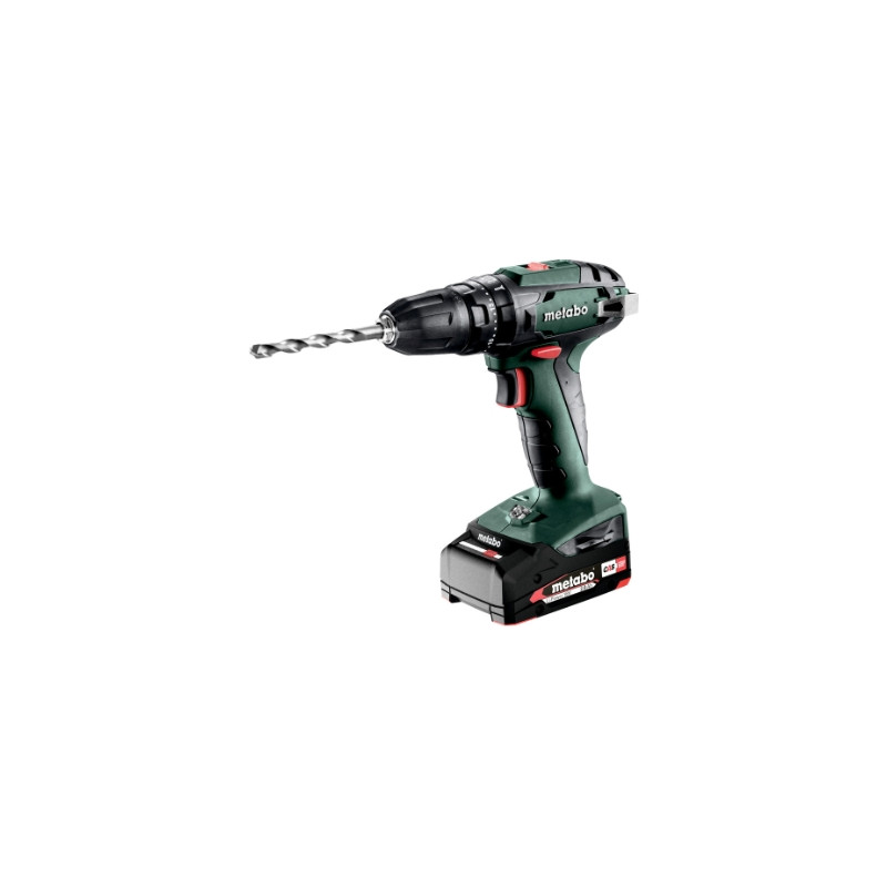 Taladro Percutor a Batería Metabo SB 18 18V 2,0Ah + 2 Baterías