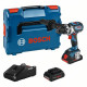 Atornillador gsr 18V-110 c + 2x4 ah + gal 18V40 + LB-136 BOSCH