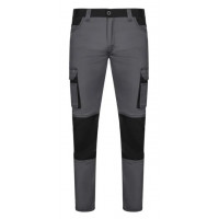 Pantalon stretch bicolor 103031S-08/00 gris/negro VELILLA