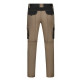 Pantalon stretch bicolor 103031S-46/00 beige arena/negro VELILLA