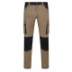 Pantalon stretch bicolor 103031S-46/00 beige arena/negro VELILLA