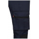 Pantalon stretch bicolor 103031S-61/00 azul navy/negro VELILLA