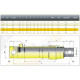 Cilindro hidraulico simple efecto 650/5 Ø5 550mml CICROSA