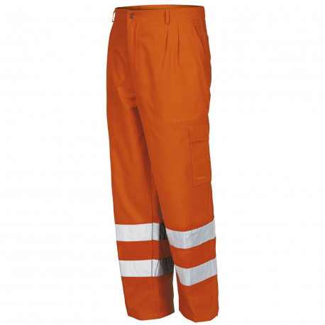 Pantalon a/visiv.naranja 8430 t-m 