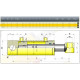 Cilindro hidraulico de doble efecto 700-700 carrera 700mm CICROSA