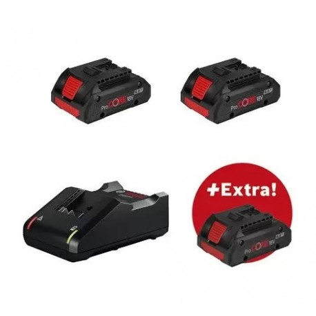 Power set bateria18V 4.0Ah+ cargador GAL1880CV BOSCH