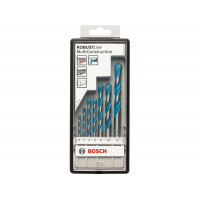 Set brocas robustline b.multiconstruccion 7 unidades BOSCH