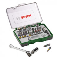 Bosch set 27pzs puntas+carraca ratchet BOSCH
