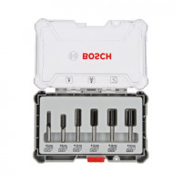 Set 6 fresas rectas 6mm BOSCH