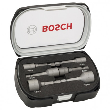 Set 6pzs llave vaso magntico 50mm Ø6 a 13mm BOSCH