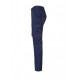 Pantalon stretch multibosillos 103024S 61-12 navy/rojo VELILLA