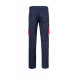 Pantalon stretch multibosillos 103024S 61-12 navy/rojo VELILLA