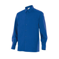 Camisa algodon manga larga azulina t-52 
