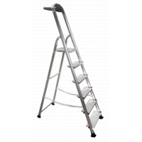 Escalera aluminio tijera 6 peldaños anchos 3,19 m ARTUB