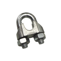 Sujetacables grapa galvanizado 1/8"nacional cable de 3mm 