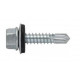 Tornillo 7504-K montado P14 Ø4.8x25mm zinc  (250 unidades) SINEX