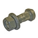 Esparrago eje m-28x2.0x85 con tuerca INMASA