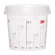 VASO MEZCLA ESCALADO RIGIDO SIN TAPA 365ML
