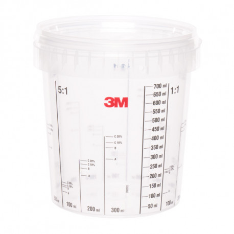 VASO MEZCLA ESCALADO RIGIDO SIN TAPA 870ML