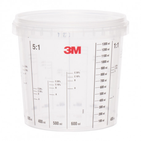 VASO MEZCLA ESCALADO RIGIDO SIN TAPA 1550ML