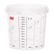 VASO MEZCLA ESCALADO RIGIDO SIN TAPA 1550ML