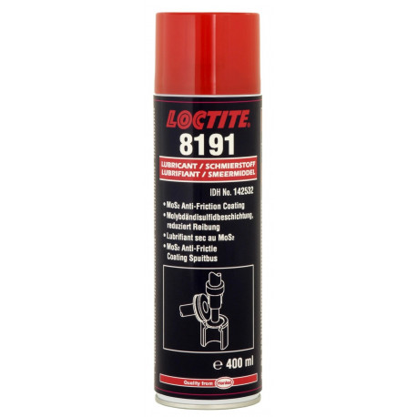 LOCTITE LB 8191 400ml lubricante seco recubrimiento sin PTFE (12 unidades)
