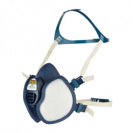 Media máscara filtros integrados 4279+ FFABEK1P3 R D mosca 3M