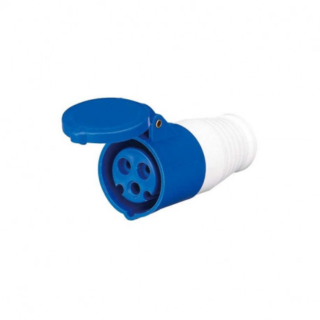 Base Cetac aerea IP44 16A 2P+T 220V azul ASEIN