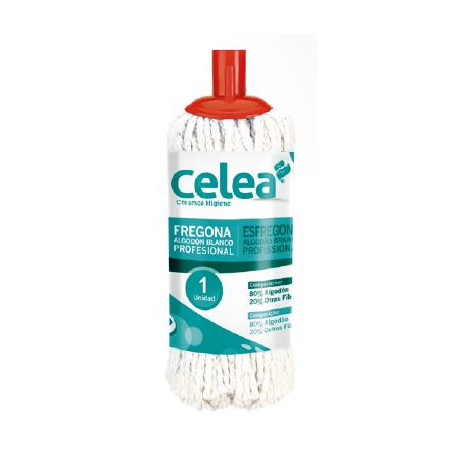 Fregona algodon extra 119CL cabezal rojo CELEA