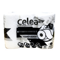 Papel higienico paquete 12 rollos CELEA