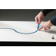Cinta 471+ vinilo 6mmx33m 0,14mm azul 120º 3M