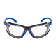 Gafa solus 1101 transparente kit espuma+banda negro/azul 3M