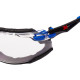 Gafa solus 1101 transparente kit espuma+banda negro/azul 3M