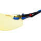 Gafa SOLUS 1103 negro/azul PC amarillo Scotchgard 3M