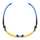 Gafa SOLUS 1103 negro/azul PC amarillo Scotchgard 3M