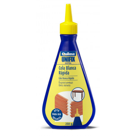 Cola blanca para madera Unifix  rápida 250g QUILOSA