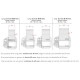 Cerrojo acorazado 546-RP/80 RK uve bombin 60mm cromo satin FAC