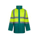 Parka 4 en1 alta visibilidad 306003-02/20 verde/amarillo flu VELILLA