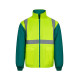 Parka 4 en1 alta visibilidad 306003-02/20 verde/amarillo flu VELILLA