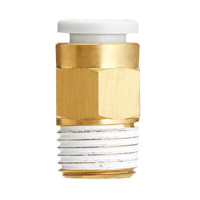 Racor recto macho hexagonal ø10mm 1/2" SMC